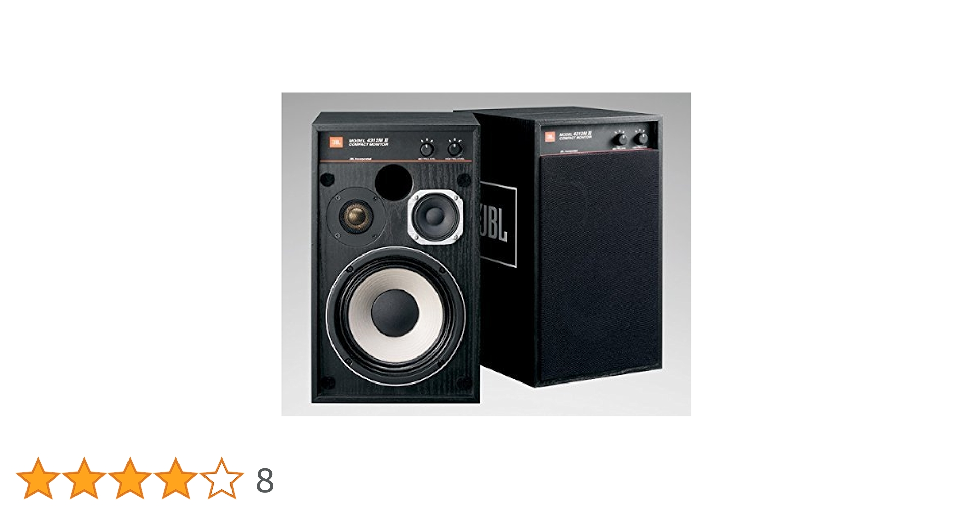 JBL 4312M2 BK 13.3cm 3-Way Compact Monitor (Pair) : Amazon